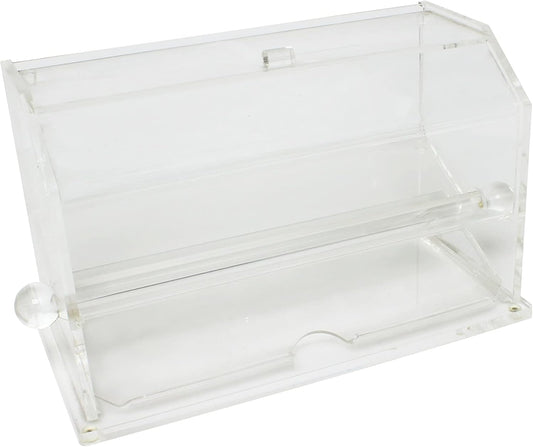 Acrylic Straw Dispenser Clear Color 12-5/8" x 5-5/8" x 6-7/8"-Reusable Straw Holder Straw Dispenser Straw Organizer for Countertop Coffee Bar Supplies Restaurants and Fast Food