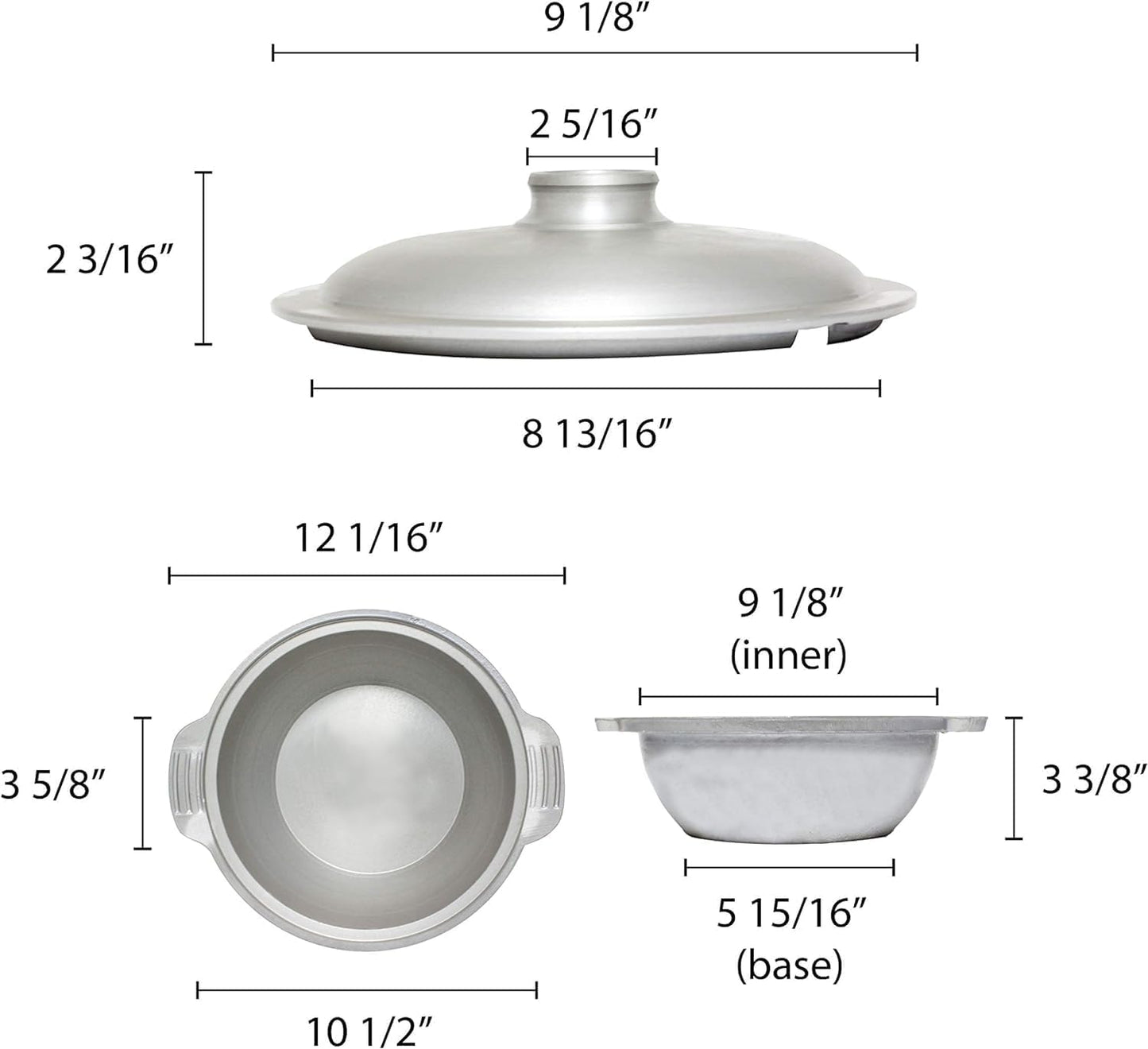 Aluminum Sam Bai Wok with Lid- Stir Wok Pan with Lid Fry Pans Cookware Chinese Wok Perfect for Home and Restaurants