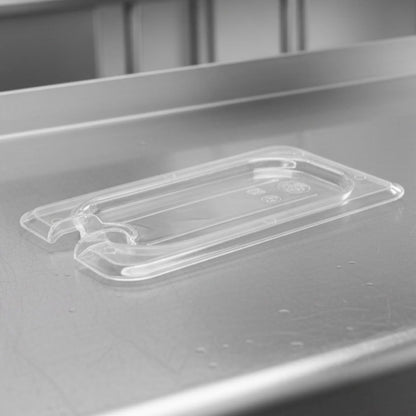 Solid Polycarbonate Food Pan Lid - Food Storage Container Cover Restaurant Commercial Hotel Pans Cover for Food Prep Fruits Vegetables Beans Corns