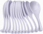 1 oz Asian Soup Spoon Melamine Set of 12 - Break-Resistant Soup Spoons, Table Spoons, Ramen Spoons, Japanese Soup Spoons for Dumpling, Miso, Pho, Wonton, Noodles