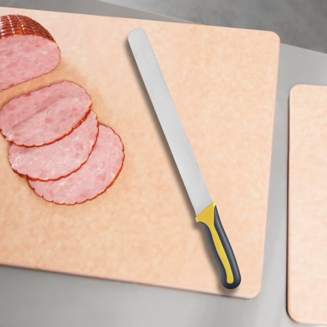 Blade Slicer Knife with Soft-grip Handle- Razor Sharp Multipurpose Sharp Kitchen Butcher Knife for Meat Vegetable Poultry...