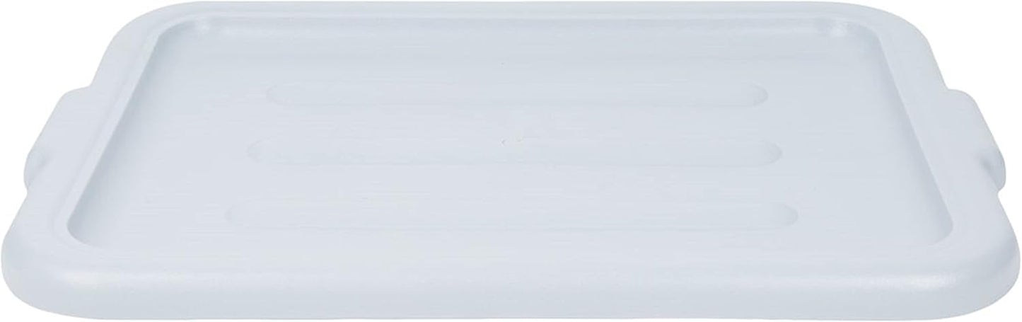 Plastic Bus Box/Tub Lid fits 20-1/2" x 15-1/2" x 5" and 20-1/2" x 15-1/2" x 7" Bus Tub - Heavy Duty Plastic Restaurant Tub Lid for Kitchen Organization Storage