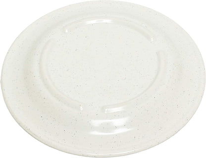 San Marino Round Plates Melamine Set of 12- Dishwasher Safe Break-Resistant Reusable Plates Kitchen Plates Dinnerware Appetizer Plates Serving Plate
