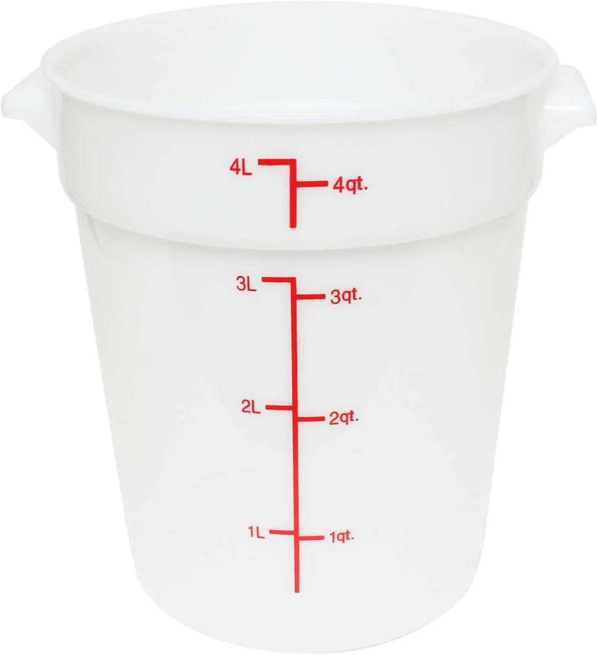 Round Food Storage Container Polypropylene - Commercial Food Storage Containers Meal Prep Containers Reusable Food Containers for Pantry Kitchen Storage Organization