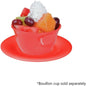 5-1/2” Saucer Melamine Set of 12 for Bouillon Cup/Mug Cup - Dishwasher Safe Break-Resistant Appetizer Dessert Plates Coffee Cup Saucers Drinkware Home Cafe Restaurants