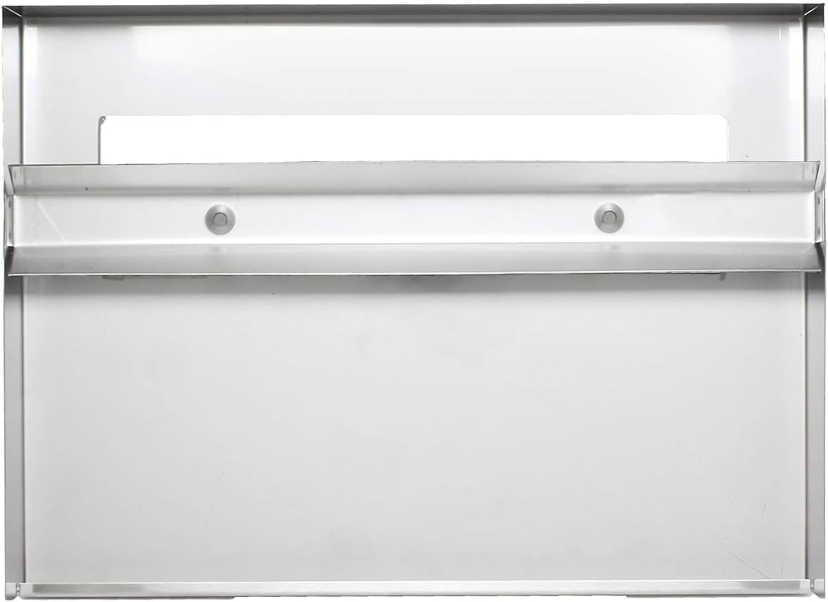 15-5/8" x 11-1/2" x 2" Stainless Steel Toilet Seat Cover Dispenser Fits 500 Sheets - Wall Mounted Toilet Seat Cover Holder for Commercial Office Restaurants Hospitals Schools