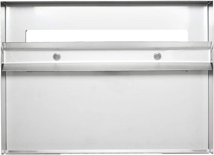 15-5/8" x 11-1/2" x 2" Stainless Steel Toilet Seat Cover Dispenser Fits 500 Sheets - Wall Mounted Toilet Seat Cover Holder for Commercial Office Restaurants Hospitals Schools