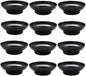Set of 12 Salsa Dish Melamine - Perfect for Salsa Guacamole Cheese Condiments Dipping Sauces Mexican Fiesta Serving Side Dish For Chip Dip Guac Pinch Condiments