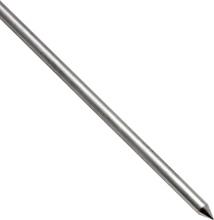 Stainless Steel Skewers Set of 12 - Wide Reusable Stainless Steel Barbecue Skewers BBQ Skewers Kebab Sticks Skewers for Grilling Meat Shrimp Chicken Vegetable Outdoor Cooking