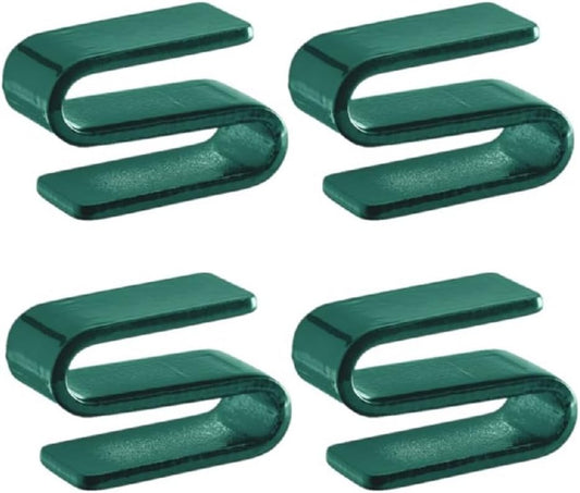 1-3/8" x 5/8" x 1" S-Hook Iron Set of 4- S Clips Wire Shelf System Wire Rack Hook for Shelving Unit Steel Wire Rack Storage Shelving Organizer Home Kitchen Restaurants