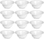 Soup Bowl Melamine Set of 12- Dishwasher Safe Break-Resistant Reusable Bowls Serving Soup Bowl Broth Cups Soup Bowls Ice Cream Dipping Sauce