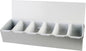 Compartment Condiment Dispenser Garnish Tray Bar Caddy Stainless Steel Body with Acrylic Hinged White Color Lid- Condiment Server Caddy Bar Garnish Holder Bar Accessories Fruit Salad