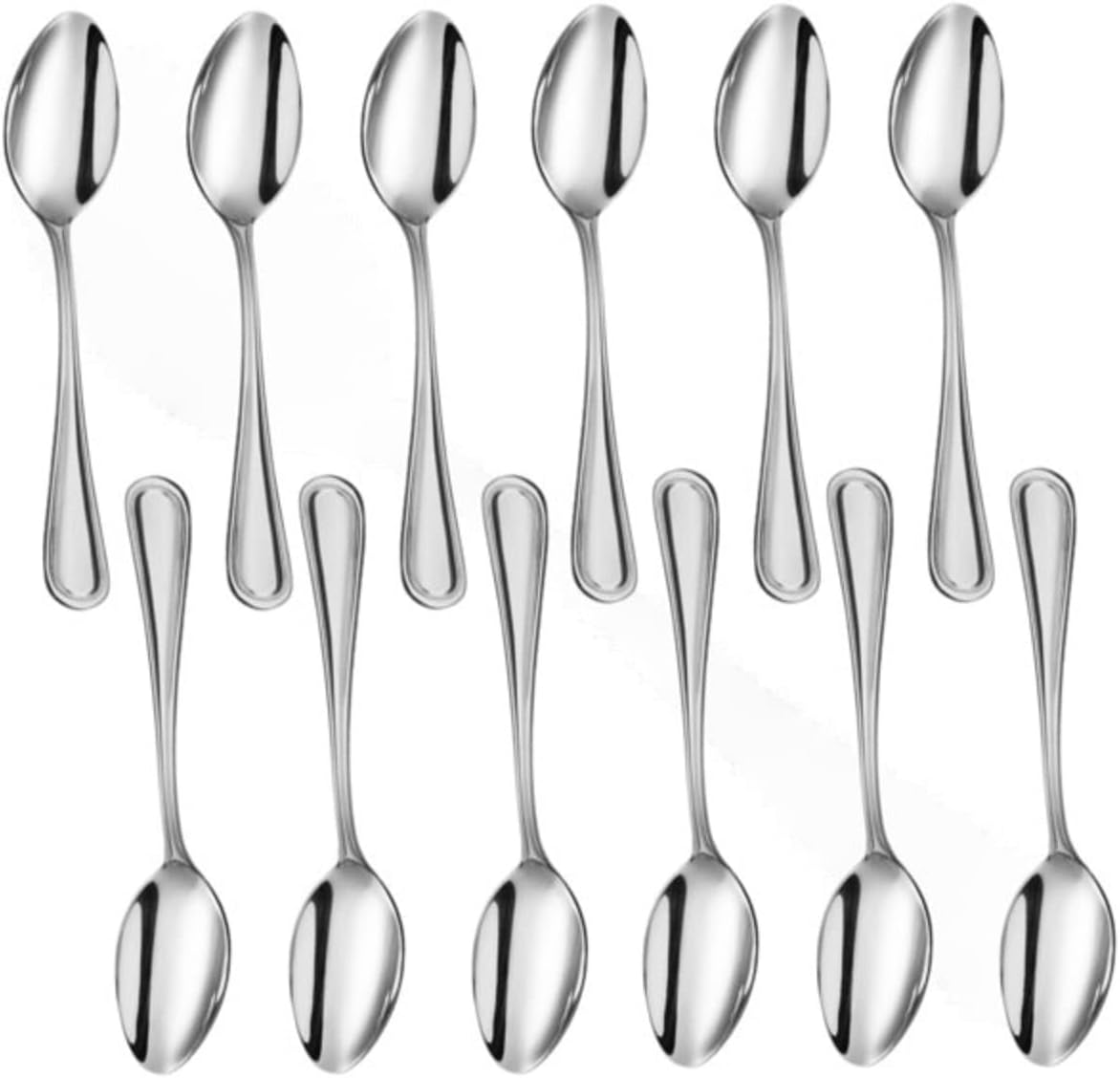 True Silverware Legend Stainless Steel Set of 12- Flatware Silverware Cutlery Kitchen ...