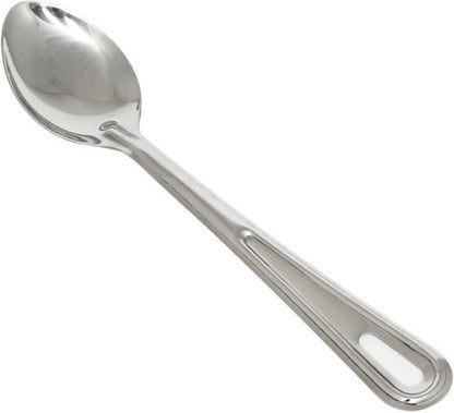 Basting Spoon Stainless Steel with Hanging Slot- Basting Spoon Utensil Spoon for Mixing Stirring Cooking & Serving Kitchen Accessories Restaurants and Home