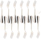 Set of 12 Stainless Steel - Steel Flatware Silverware Cutlery Kitchen Tableware for Home Restaurant for Stirring Coffee Dessert Cake Ice Cream Cappuccino