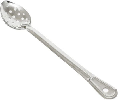 Basting Spoon Stainless Steel with Hanging Slot- Basting Spoon Utensil Spoon for Mixing Stirring Cooking & Serving Kitchen Accessories Restaurants and Home