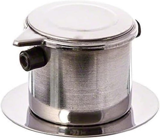 Stainless Steel Single Cup Coffee Brewer Infuser Filter- Vietnamese Coffee Maker Coffee Dripper Coffee Maker Home Kitchen Restaurants