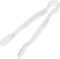Flat Grip Tong Utility Tong Polycarbonate - Serving Tong Kitchen Tong Buffet Tongs Utensil High Heat Plastic Flat Ice Tongs for Tea Coffee Party Appetizers Desserts