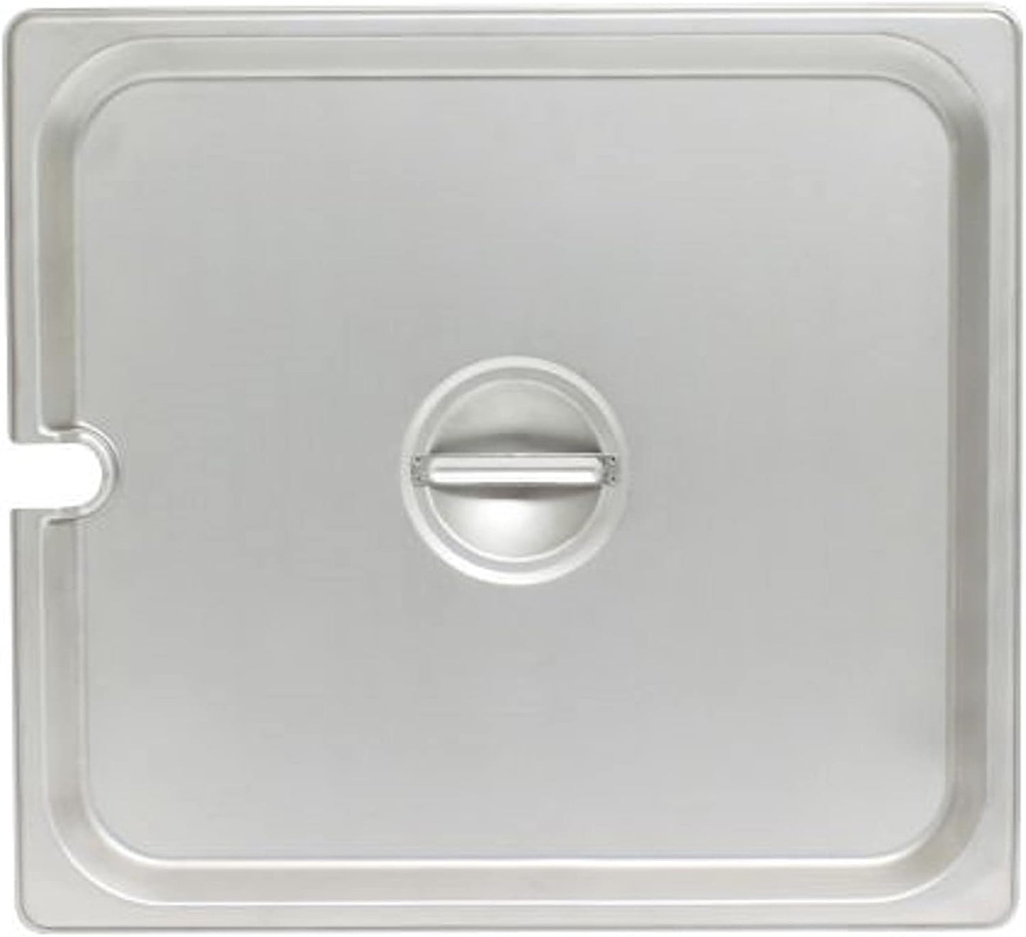 Stainless Steel Anti-Jamming Steam Pan Cover 24 Gauge- Chafing Anti-Jam Steam Table Pan Lid Catering Metal Food Pan Cover for Restaurant Family Events Personal Catering