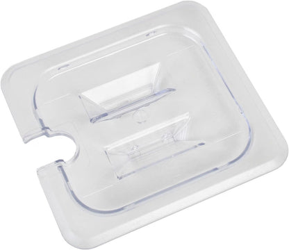 Solid Polycarbonate Food Pan Lid - Food Storage Container Cover Restaurant Commercial Hotel Pans Cover for Food Prep Fruits Vegetables Beans Corns