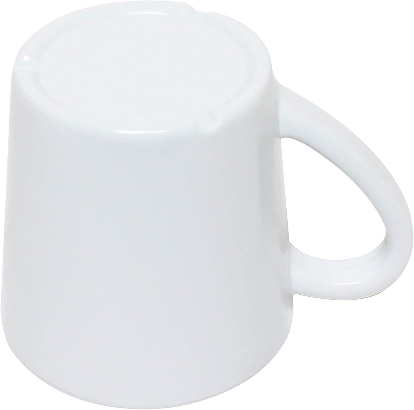 7 oz Mug/Cup Melamine Set of 12- Dishwasher Safe Break-Resistant Coffee Cup Set Reusable Plastic Cup for Latte Cappuccino Cocoa Hot Tea Mocha Home Cafe Restaurants