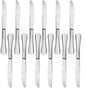 Set of 12 Stainless Steel York - Stainless Steel Silverware Flatware Cutlery Kitchen Tableware Set for Home and Restaurant