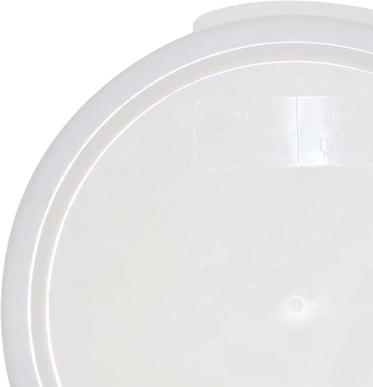 Round Food Storage Container Polypropylene - Commercial Food Storage Containers Meal Prep Containers Reusable Food Containers for Pantry Kitchen Storage Organization