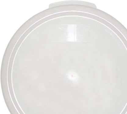 Round Food Storage Container Translucent Polypropylene- Commercial Food Storage Containers Meal Prep Containers Reusable Food Containers for Pantry Kitchen Storage Organization