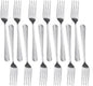 Domilion Stainless Steel Set of 12- Stainless Steel Flatware Silverware Cutlery Kitchen Tableware Set for Home Restaurant for Stirring Coffee Dessert Ice Cream Cappuccino