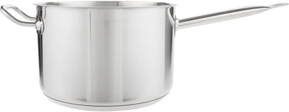Stainless Steel SaucePan with Lid- Multipurpose Sauce Pan Set Cookware Use for Home Kitchen Restaurant Cooking Sauce Pan Oven Safe Induction Ready NSF