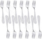 Set of 12 Stainless Steel - Steel Flatware Silverware Cutlery Kitchen Tableware for Home Restaurant for Stirring Coffee Dessert Cake Ice Cream Cappuccino