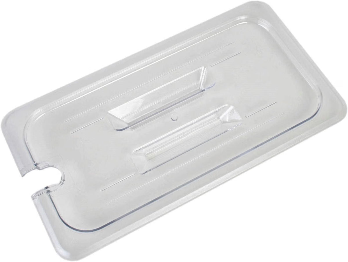 Solid Polycarbonate Food Pan Lid - Food Storage Container Cover Restaurant Commercial Hotel Pans Cover for Food Prep Fruits Vegetables Beans Corns
