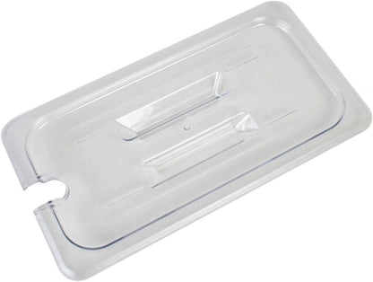 Solid Polycarbonate Food Pan Lid - Food Storage Container Cover Restaurant Commercial Hotel Pans Cover for Food Prep Fruits Vegetables Beans Corns