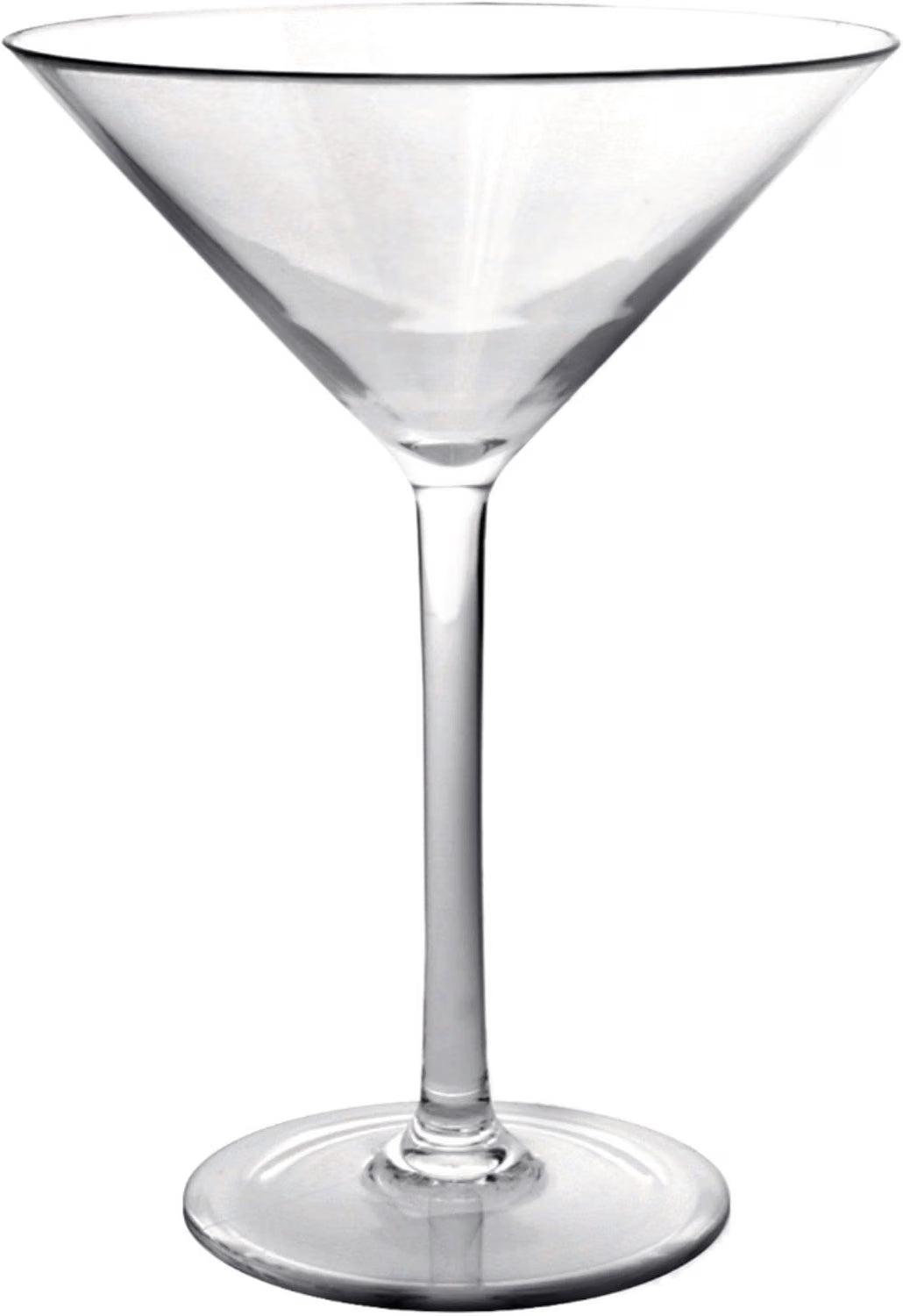 8 oz Martini Glass Polycarbonate Clear Color- Stemware Beverage Plastic Drinking for Bar Martini Cosmopolitan Manhattan Gimlet Pisco Sour Reusable Party Cup Drinkware
