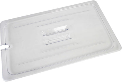 Solid Polycarbonate Food Pan Lid - Food Storage Container Cover Restaurant Commercial Hotel Pans Cover for Food Prep Fruits Vegetables Beans Corns