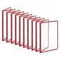 8-1/2” x 11” Double Fold Restaurant Menu Covers 2 Page 4 View Set of 10- Crystal Clear Menu Covers Fits A4 Size Paper Menu Sleeve Folder Menu Book Holders for Bar Cafe Restaurant