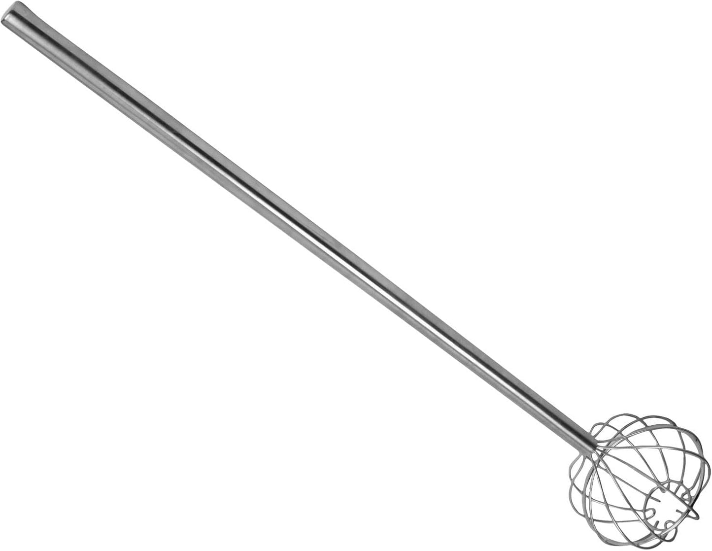 48" Kettle Whip Dome Shape Stainless Steel - Whisk for Whisking Beating Blending Ingredients Mixing Sauces Mixer Stirrer for Whisking Beating & Stirring