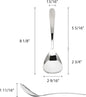 Stainless Steel Multi Serving Spoon 2.5mm Thickness- Buffet Serving Spoon Large Serving Spoon Solid Spoons Hostess Serving Utensils for Catering Buffet Party Kitchen Restaurant