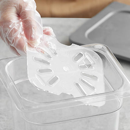 Polycarbonate Food Pan Drain Shelf - Food Storage Box Drain Shelf for Restaurant Hotel Pans Food Prep Fruits Vegetables Beans Corns Restaurant Kitchen