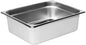 Deep Stainless Steel Anti-Jamming Steam Pan 22 Gauge- Chafing Steam Table Pans Catering Food Storage Metal Pan Hotel Pan for Restaurant Events Catering Use