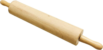 Wood Rolling Pin - Wooden Roll Pin Dough Roller Classic Wood Rolling Pin for All Baking Needs for Fondant Pie Crust Cookie Pastry Dough Pastry Rolling Pin