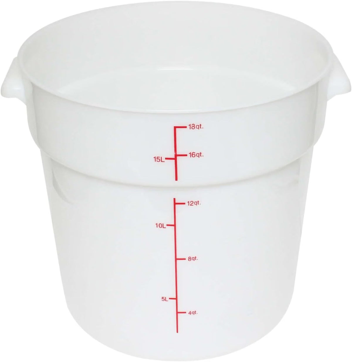 Round Food Storage Container Polypropylene - Commercial Food Storage Containers Meal Prep Containers Reusable Food Containers for Pantry Kitchen Storage Organization