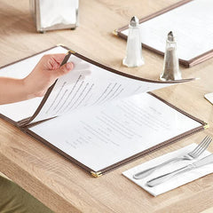 Four Page Book menu Cover 8x14