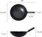 Commercial Grade Japanese Wok Steel Pan- Traditional Japanese Cookware Wok Stir Fry Pans Traditional Woks Grilling Frying Steaming For Authentic Asian Food