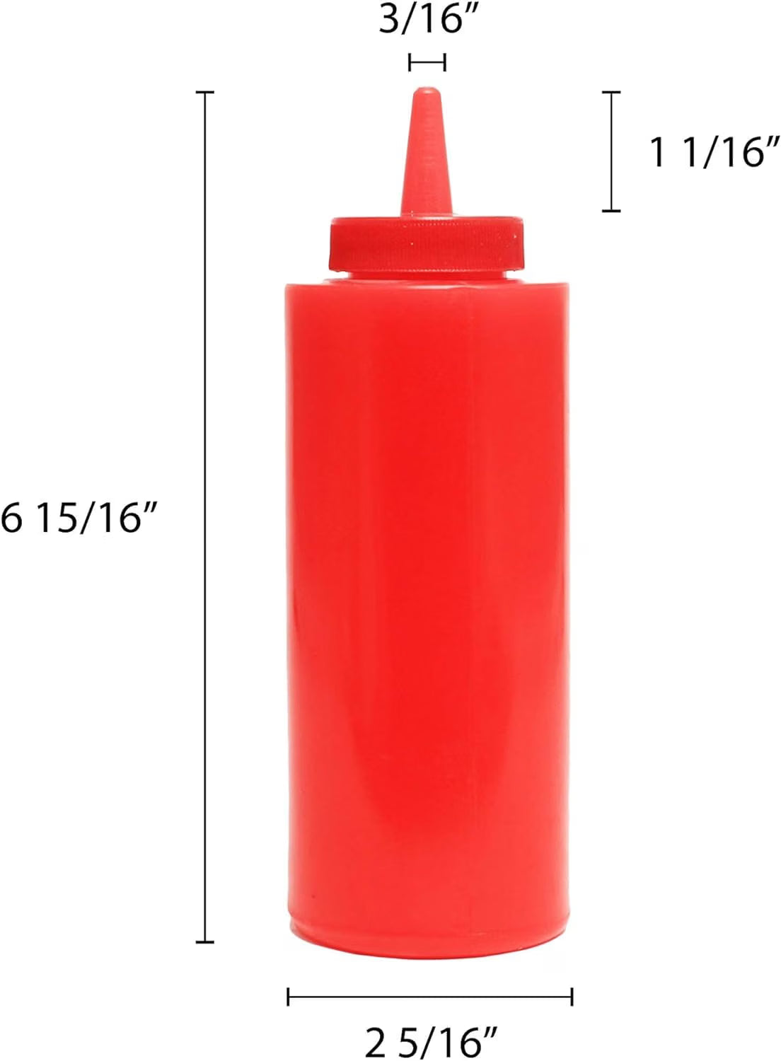 Set of 12 Squeeze Condiment Dispensing Bottles 8 oz - Plastic Squeeze Bottle For Sauces Spreads Ketchup Mustard Mayo Hot sauces and Olive oil