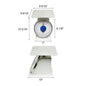 Mechanical Kitchen Flat Platform Weighing Food Scale- Heavy Duty Portion Control Mechanical Kitchen and Food Scale Industrial Dial Scale for Kitchens and Restaurants