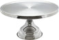 13-1/4" x 6" Stainless Steel Round Cake Stand - Round Dessert Stand Cupcake Stand Multifunctional Cake Holder Serving Platter for Birthday Parties Weddings Baby Shower and Other Events