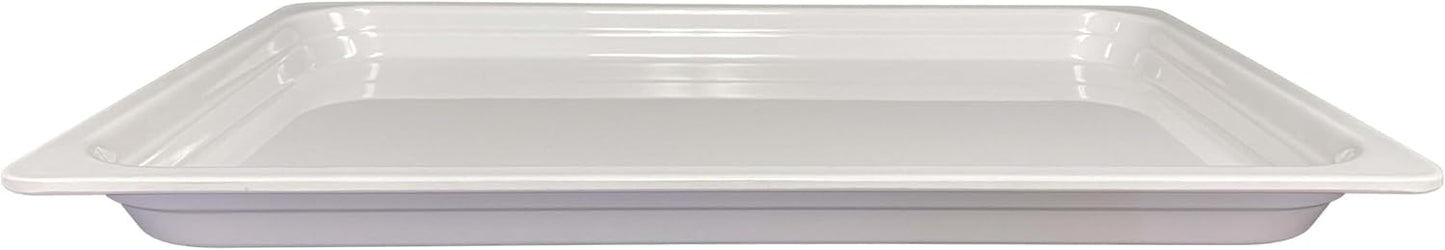 Deep Anti-Jam Food Pan Melamine - Gastronorm Pan Steam Table Pan Platters Serving Trays Commercial Food Pan for Food Appetizers Fruit Veggies Desserts