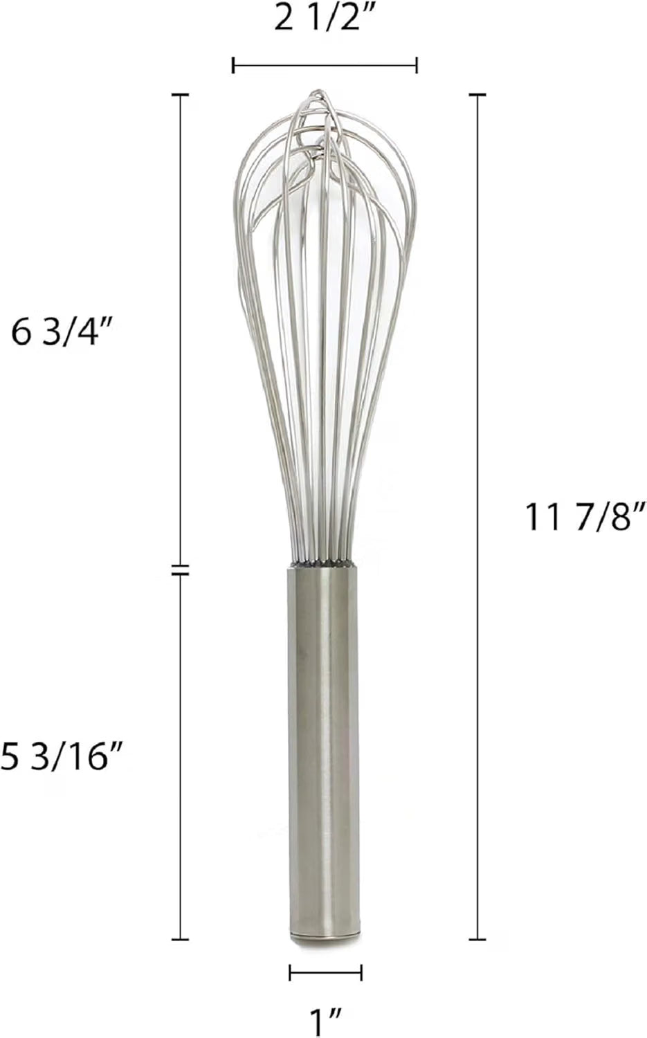 Stainless Steel Whip/Whisk - Kitchen Wire Whisk Kitchen Whisk Balloon for Whisking Beating Blending Ingredients and Mixing Sauces Whisk for Cooking