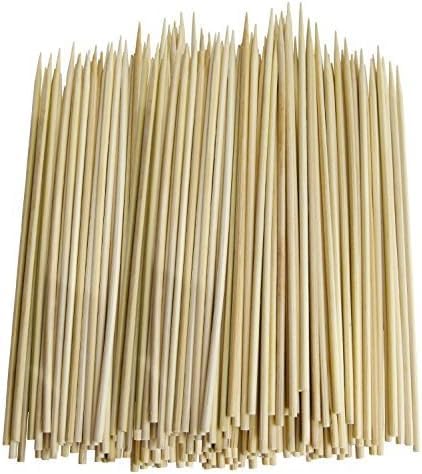 Bamboo BBQ Skewers for Grilling BBQ Appetiser Fruit Cocktail Kabob Chocolate Fountain Grilling Barbecue Kitchen Crafting Party